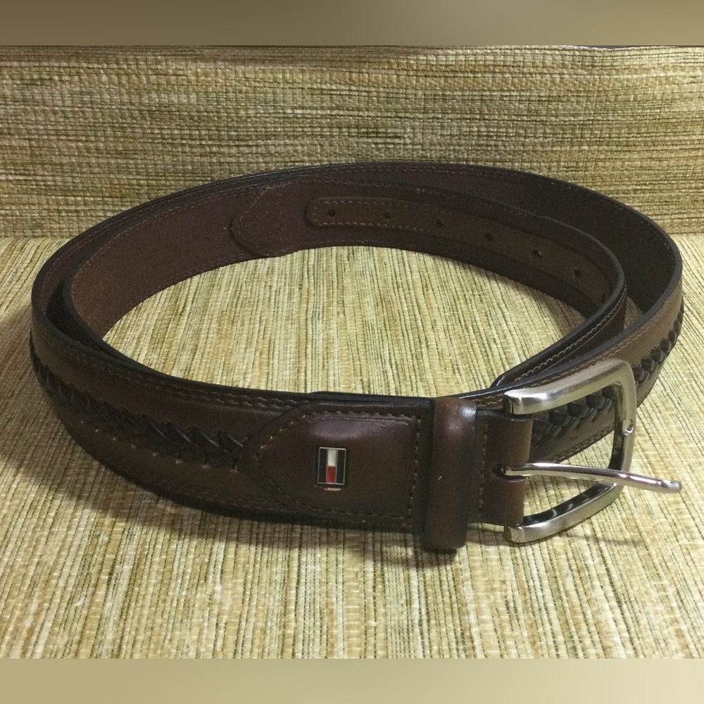 Men's Belt Tommy Hilfiger brown leather size 42-44